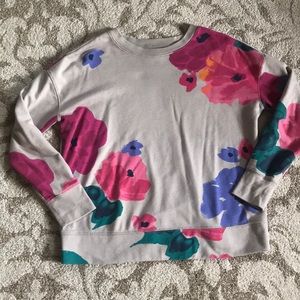 Lightweight Watercolor Crew Neck Sweatshirt